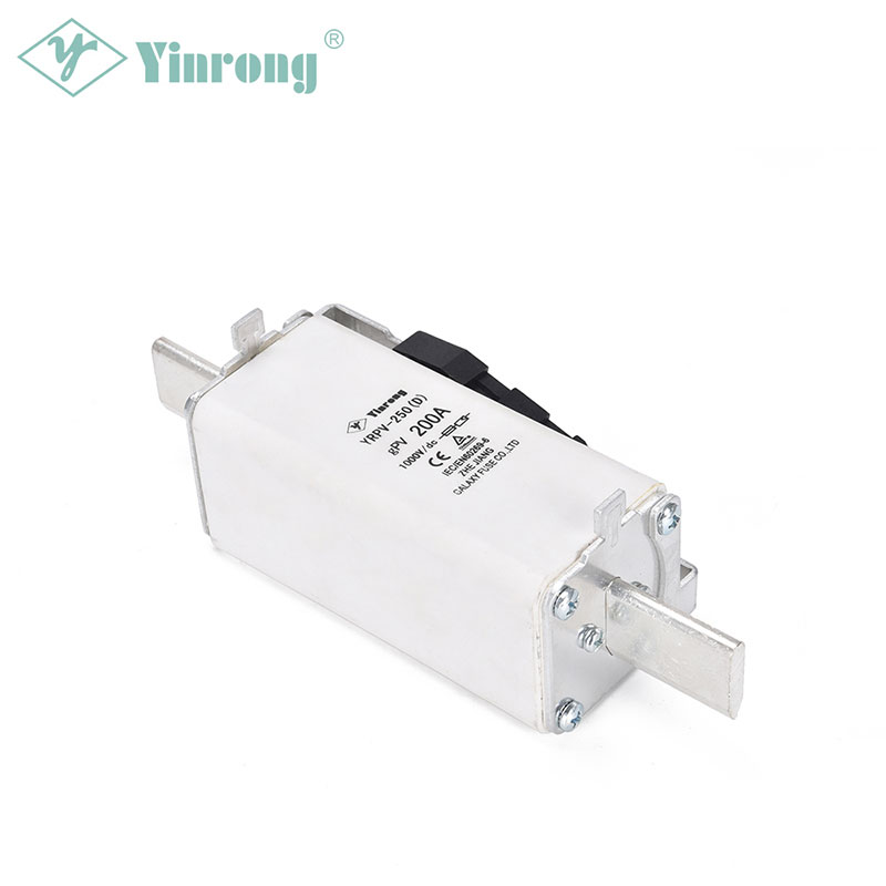 किन 1000VDC 250A NH1XL सौर्य PV फ्यूज लिङ्क आधुनिक सौर्य ऊर्जा संरक्षणको लागि आवश्यक छ